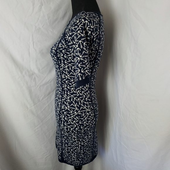 Juicy Couture Anchors Away Wool Bodeycon Dress Size Small - Picture 5 of 11